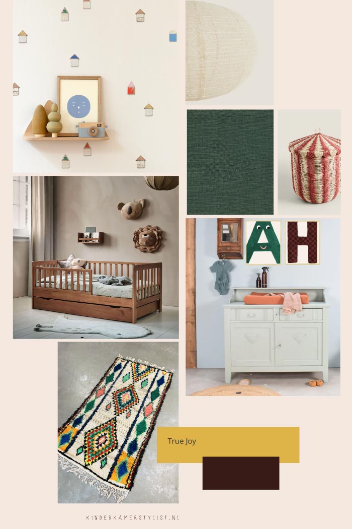 Moodboard peuterkamer