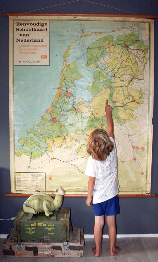 Maladroit vertaler Vaardig Schoolkaart Nederland | Kinderkamerstylist
