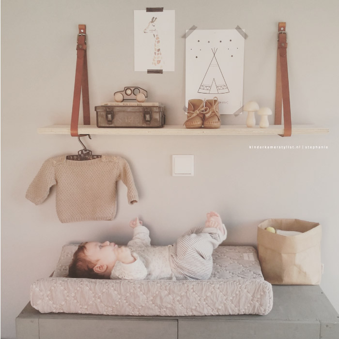 Wandplank babykamer zelfmaken