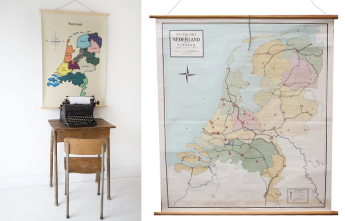 Schoolkaart Nederland Kinderkamerstylist